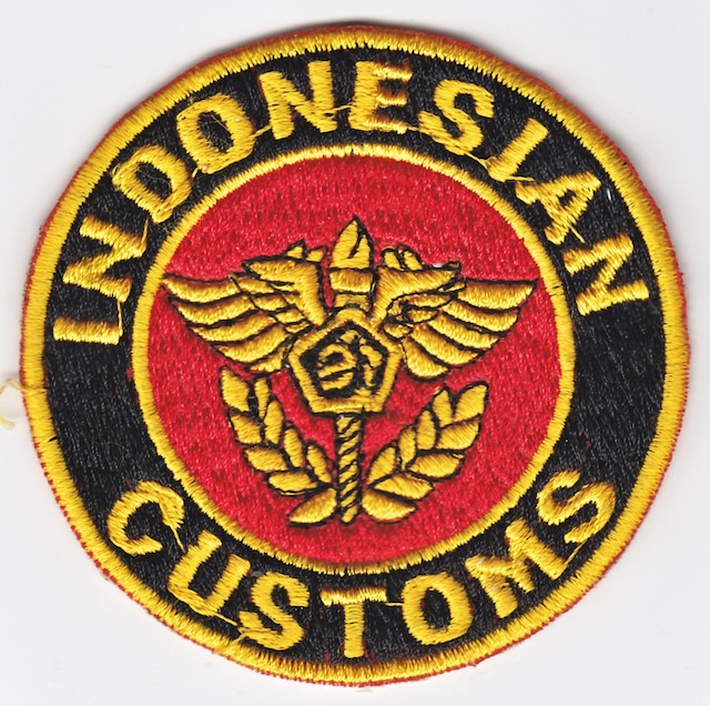 ID_001_Indonesian_Customs_Service_yellow_Border_big_Patch_-_big_Letters