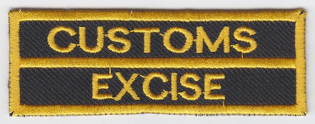 ID_035_Text_Patch_Customs__Excise_-_Type_I_Version_Yellow_small_Letters