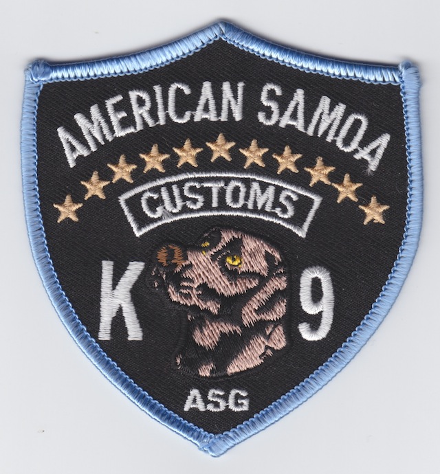 AS 002 K 9 Unit Patch current Style