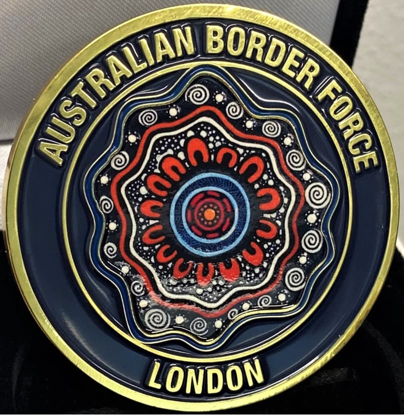ABF London challenge coin 2