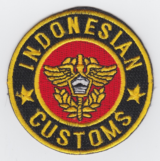 ID_002_Indonesian_Customs_Service_yellow_Border_big_Patch_-_small_Letters