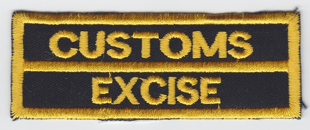 ID_034_Text_Patch_Customs__Excise_Version_Yellow_big_Letters